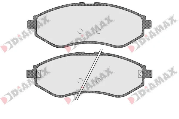 Brake Pad Set, disc brake (N09595)