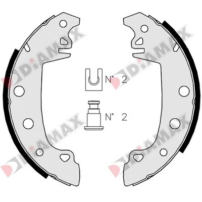 Brake Shoe Set (N01035)