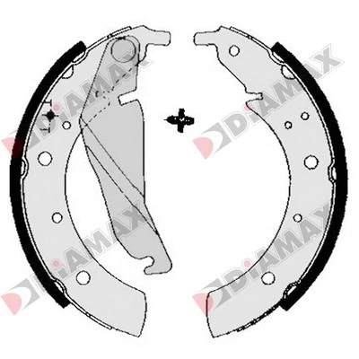 Brake Shoe Set (N01222)