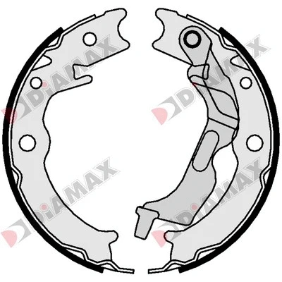 Brake Shoe Set, parking brake (N01370)
