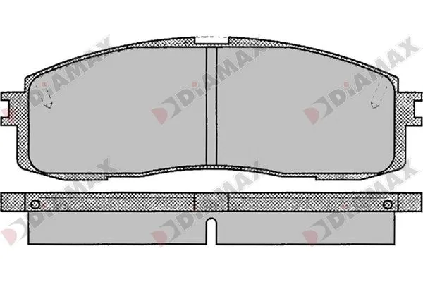 Brake Pad Set, disc brake (N09726)