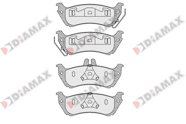 Brake Pad Set, disc brake (N09288)