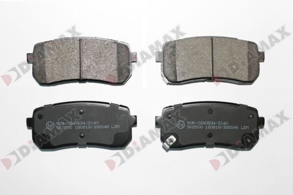 Brake Pad Set, disc brake (N10040)