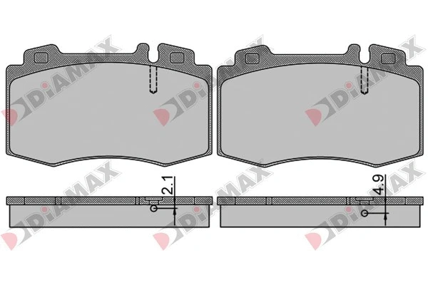Brake Pad Set, disc brake (N09694)