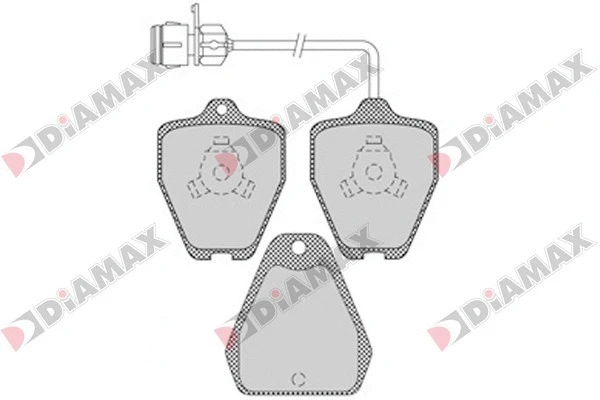 Brake Pad Set, disc brake (N09330)