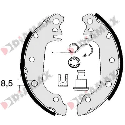 Brake Shoe Set (N01226)
