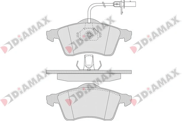 Brake Pad Set, disc brake (N09555)