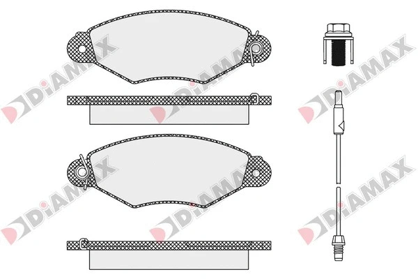 Brake Pad Set, disc brake (N09326)