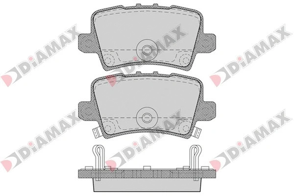 Brake Pad Set, disc brake (N09396)