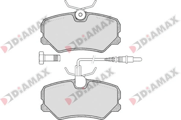 Brake Pad Set, disc brake (N09070)