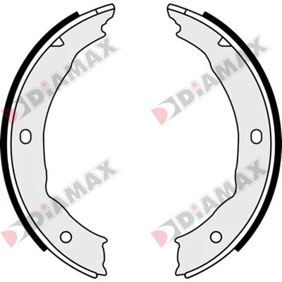 Brake Shoe Set, parking brake (N01125)