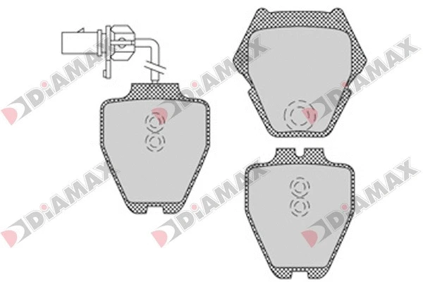 Brake Pad Set, disc brake (N09332)