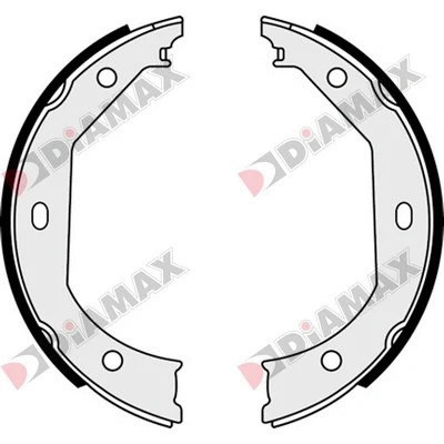 Brake Shoe Set, parking brake (N01309)