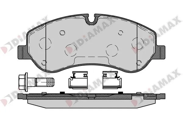 Brake Pad Set, disc brake (N09676)