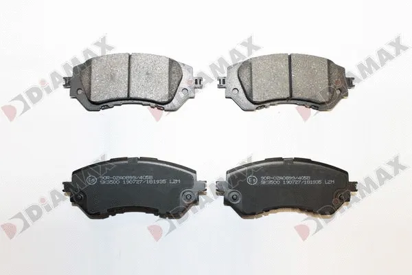 Brake Pad Set, disc brake (N09938)
