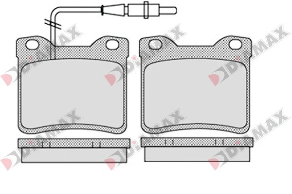 Brake Pad Set, disc brake (N09338)