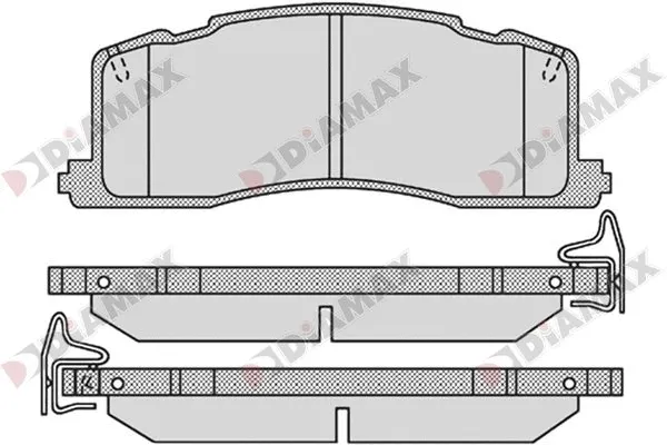 Brake Pad Set, disc brake (N09728)