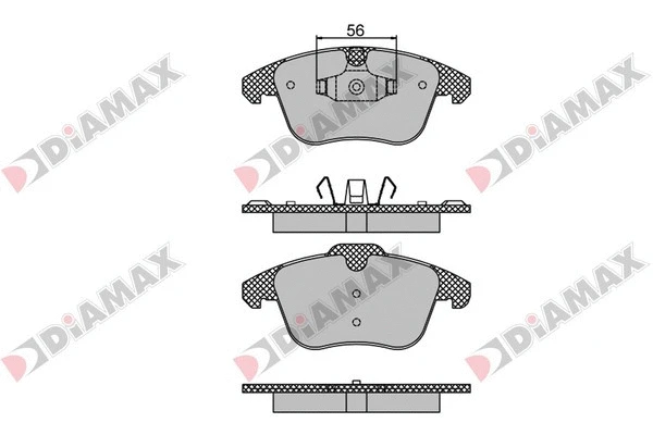 Brake Pad Set, disc brake (N09461)