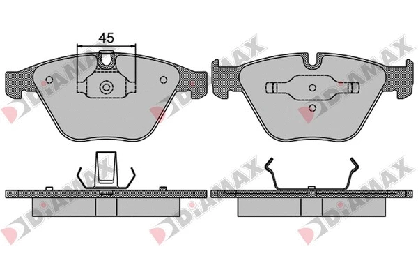 Brake Pad Set, disc brake (N09472)