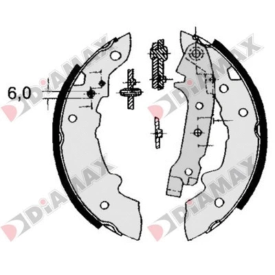 Brake Shoe Set (N01052)