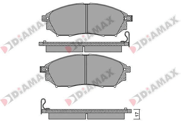 Brake Pad Set, disc brake (N09273)