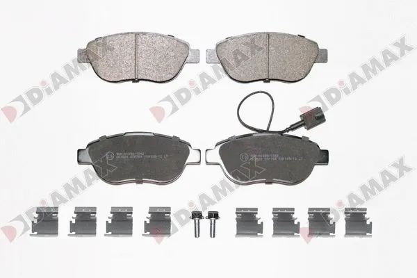Brake Pad Set, disc brake (N09161K)