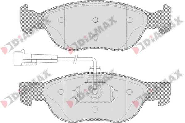 Brake Pad Set, disc brake (N09100)