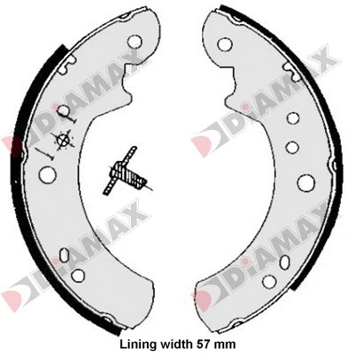 Brake Shoe Set (N01237B)