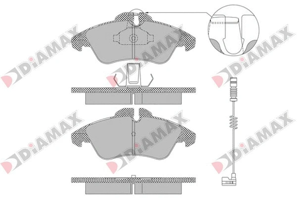 Brake Pad Set, disc brake (N09407)