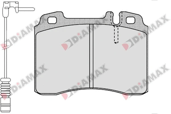 Brake Pad Set, disc brake (N09336A)