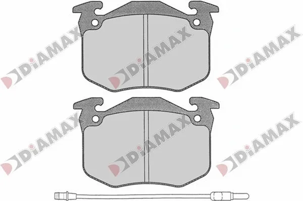 Brake Pad Set, disc brake (N09790)