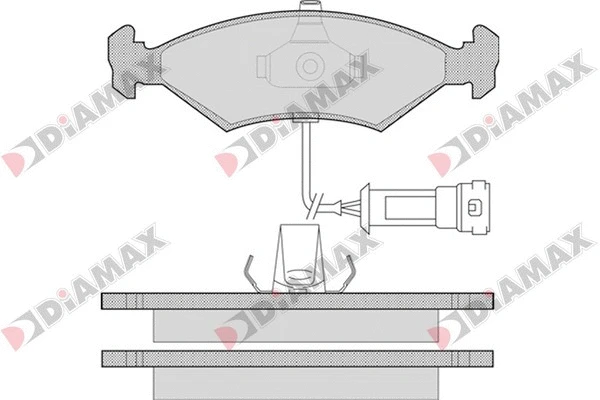 Brake Pad Set, disc brake (N09318)