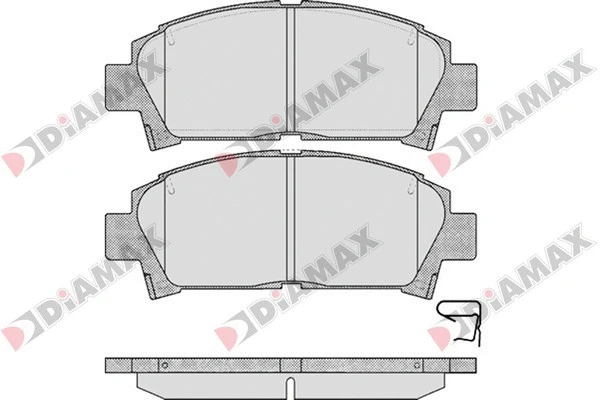 Brake Pad Set, disc brake (N09636)