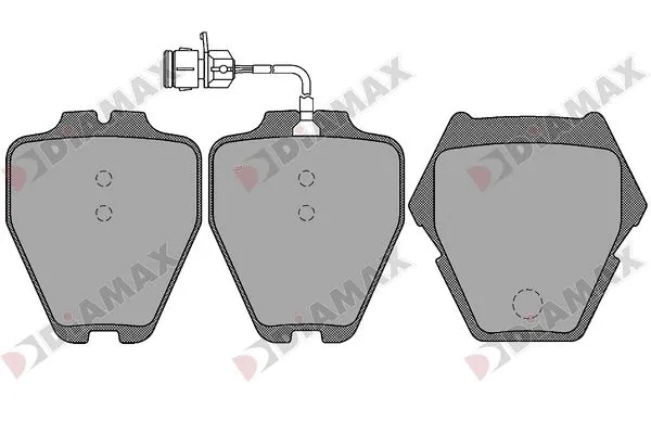 Brake Pad Set, disc brake (N09616)