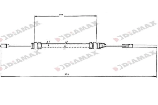 Cable Pull, clutch control (T8003)