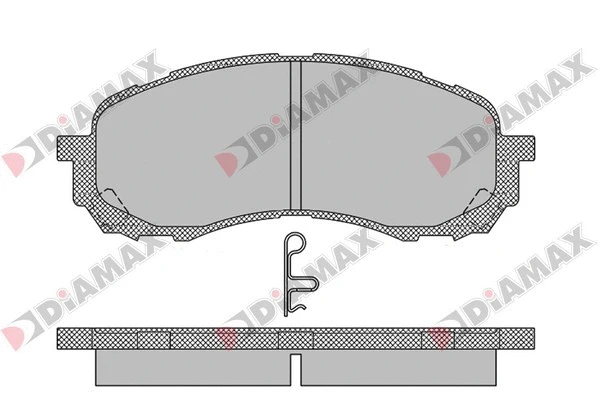 Brake Pad Set, disc brake (N09703)