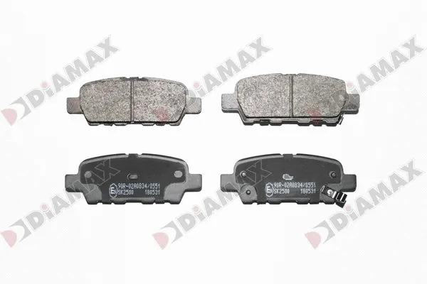 Brake Pad Set, disc brake (N09869)