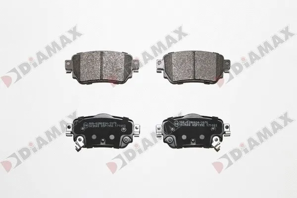 Brake Pad Set, disc brake (N09878)