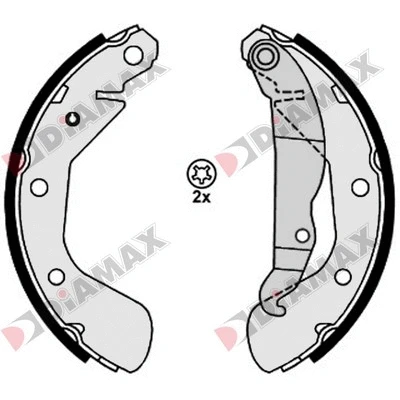 Brake Shoe Set (N01313)