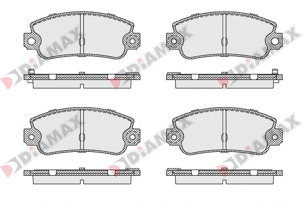 Brake Pad Set, disc brake (N09048)