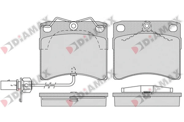 Brake Pad Set, disc brake (N09545)