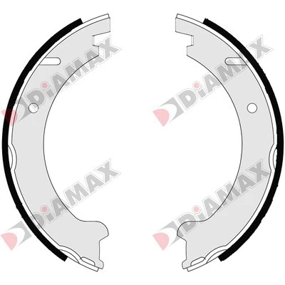 Brake Shoe Set, parking brake (N01275)
