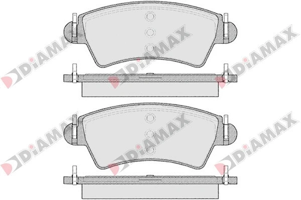 Brake Pad Set, disc brake (N09085)