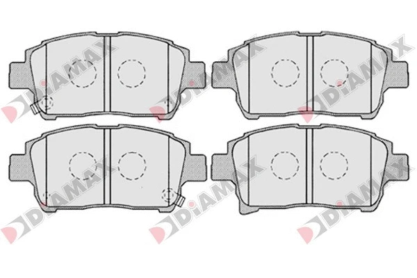 Brake Pad Set, disc brake (N09697)