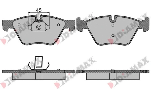 Brake Pad Set, disc brake (N09474)