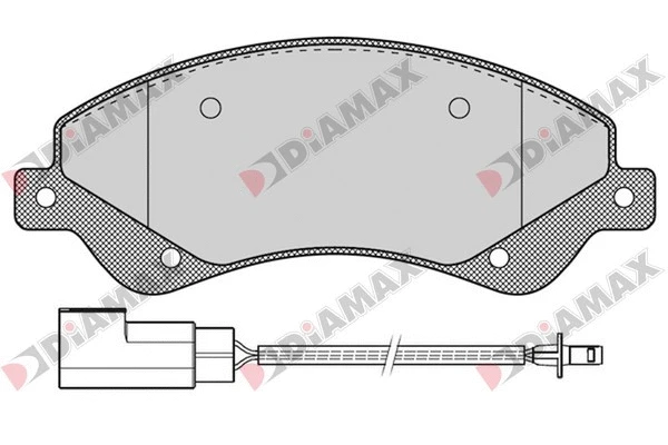 Brake Pad Set, disc brake (N09187)