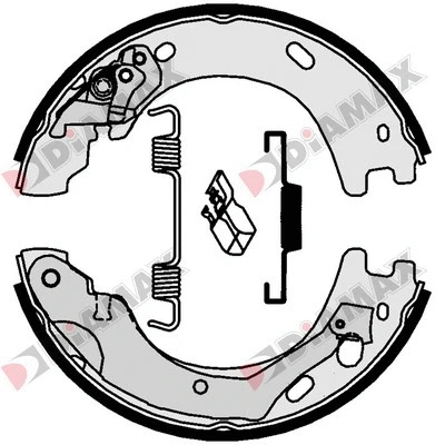 Brake Shoe Set, parking brake (N01159)