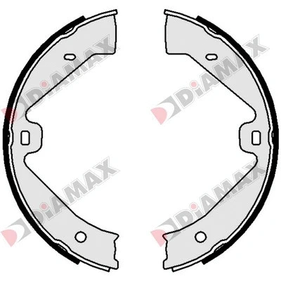 Brake Shoe Set, parking brake (N01167)