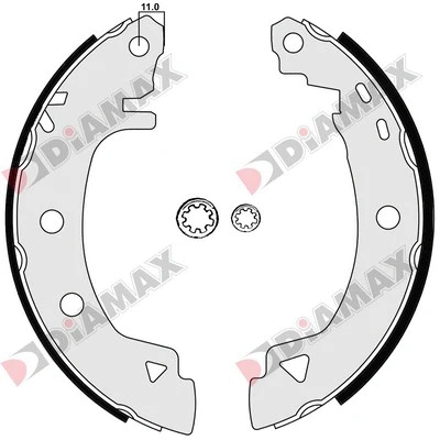 Brake Shoe Set (N01057)