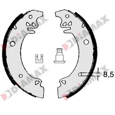 Brake Shoe Set (N01040)